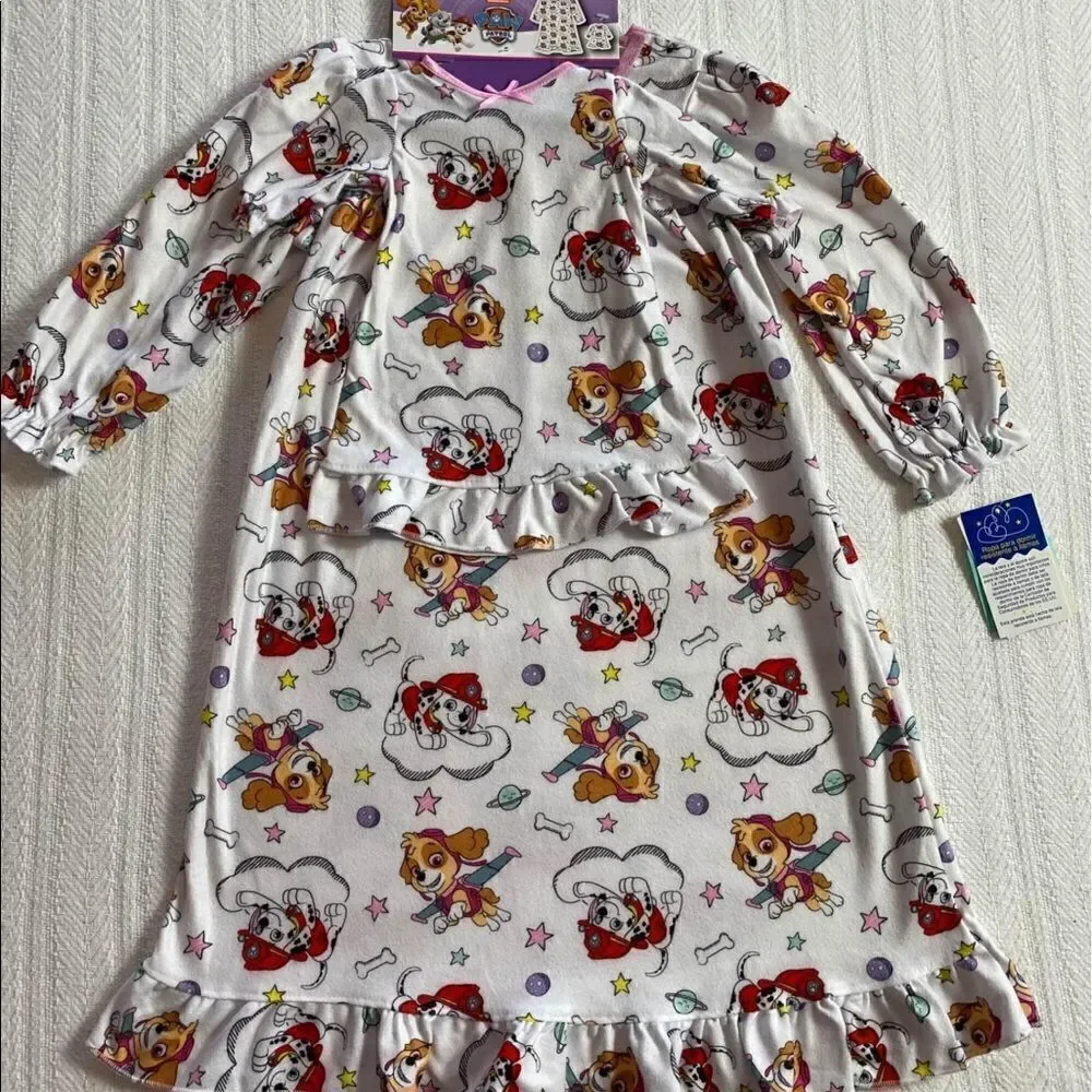 NICKELODEON PAW PATROL 2T Nightgown and Matching Doll gown